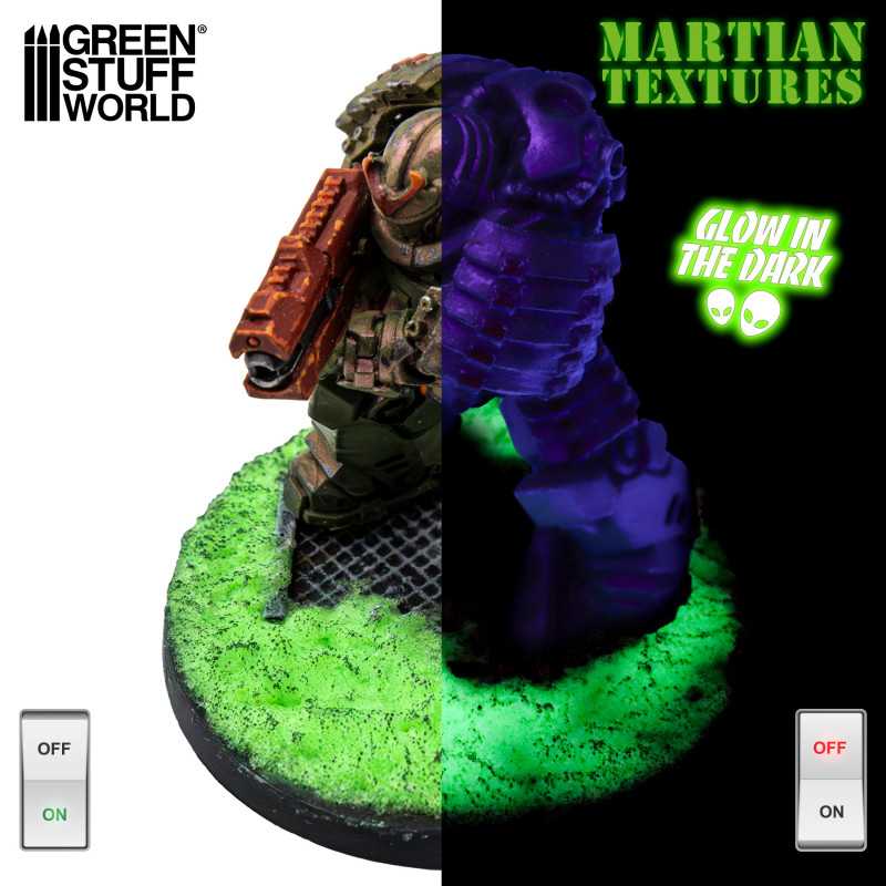 Green Stuff World - Textured Paint - Martian - Fluor Green 30ml - Loaded Dice