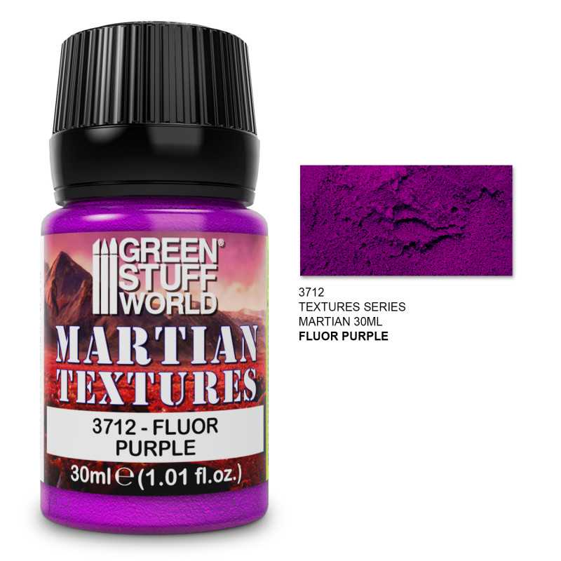 Green Stuff World - Textured Paint - Martian - Fluor Purple 30ml - Loaded Dice