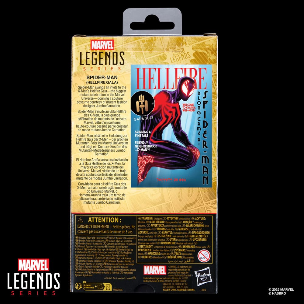 Hasbro The Amazing Spider-Man Marvel Legends Action Figure Spider-Man Hellfire Gala 15 cm – image 2