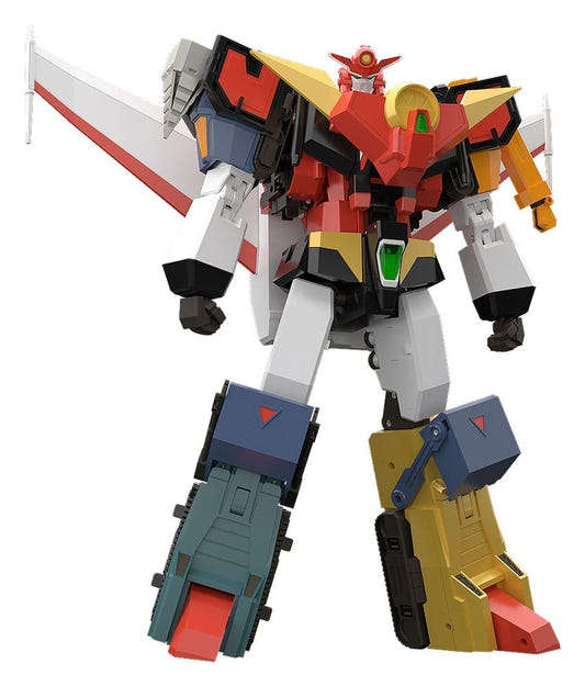 Good Smile Company The Gattai Might Kaiser combining action figure, front view in robot mode