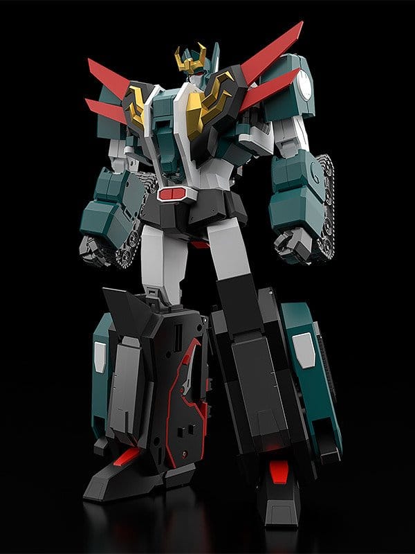 Da-Garn Seven Changer figure in robot mode, front view on black background