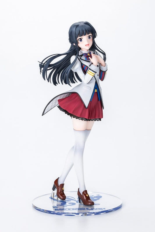 Kotobukiya Idolmaster Million Live! Shizuka Mogami 1/8 figure on clear acrylic base, front view