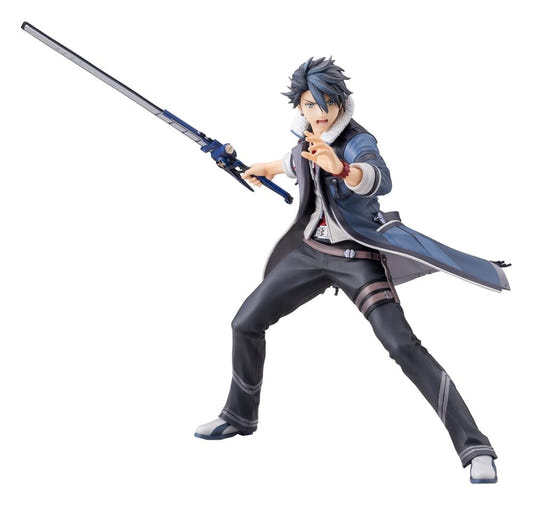 Kotobukiya Legend of Heroes Van Arkride 1/8 figure in battle stance with Stun Caliber