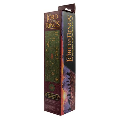 The Lord of the Rings Desk Pad & Coaster Set - Loaded Dice