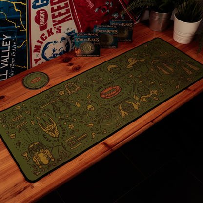 The Lord of the Rings Desk Pad & Coaster Set - Loaded Dice