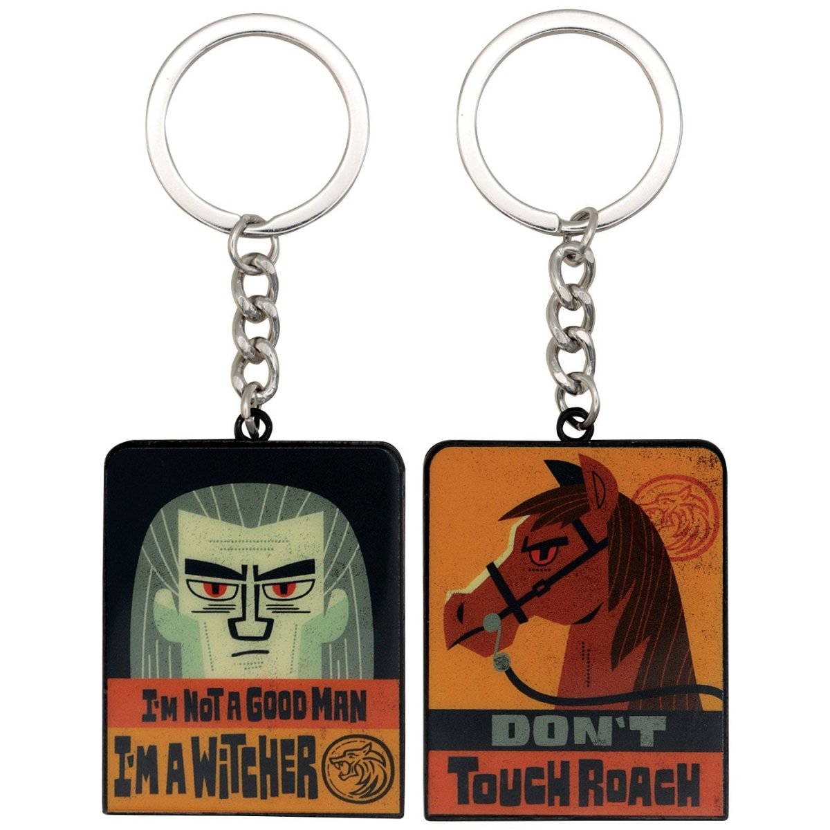 The Witcher and Roach Keyring - Loaded Dice