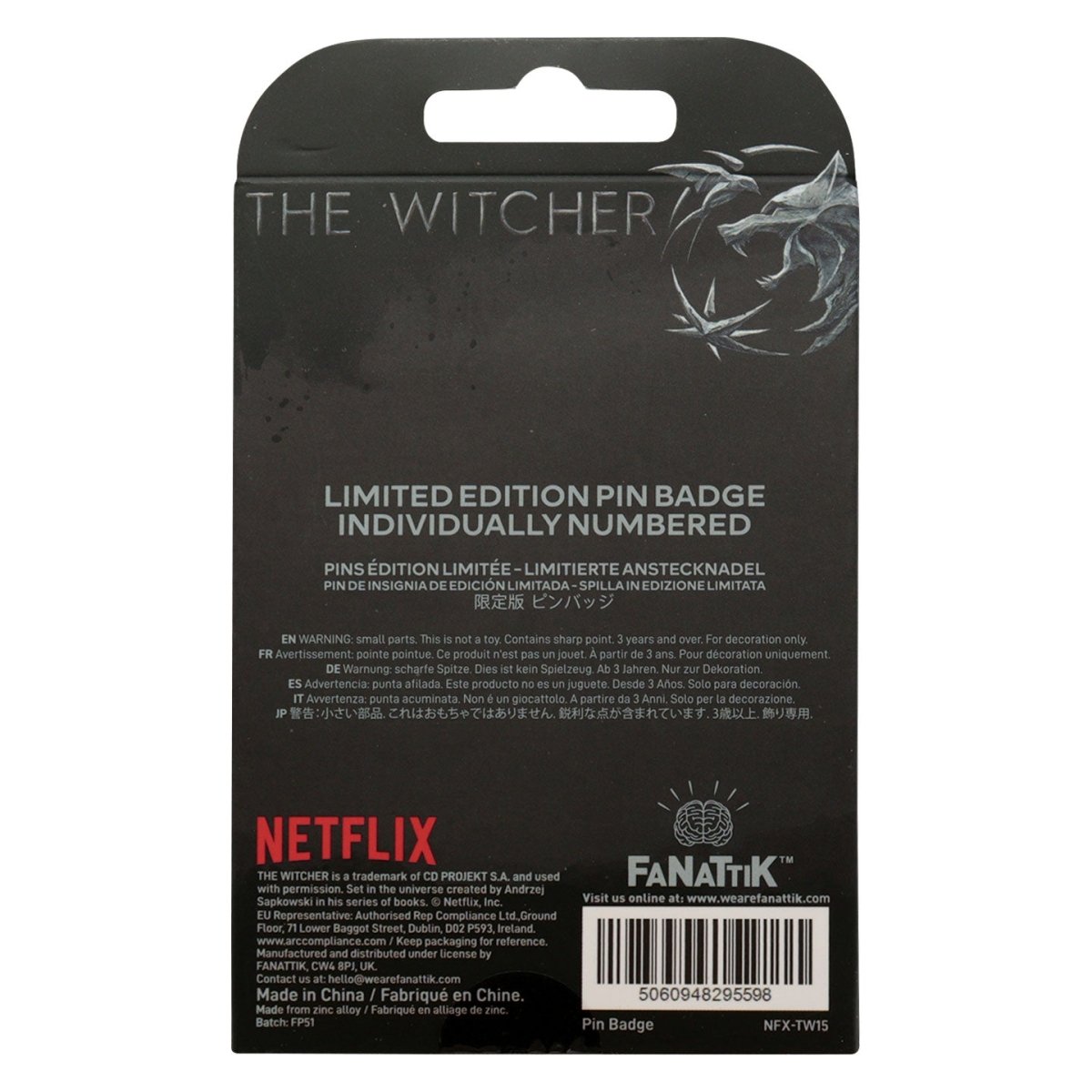 The Witcher Symbol Pin Badge