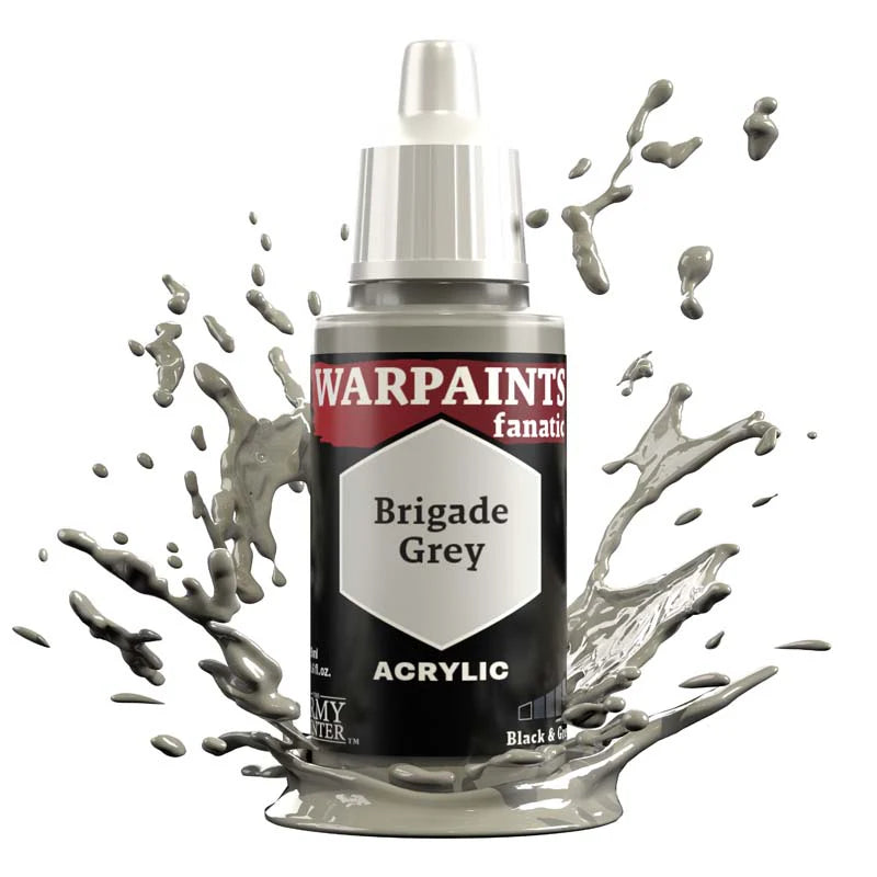 Army Painter Warpaints Fanatic: Brigade Grey 18ml - Loaded Dice