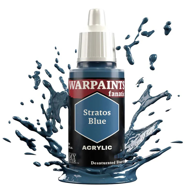 Army Painter Warpaints Fanatic: Stratos Blue 18ml - Loaded Dice