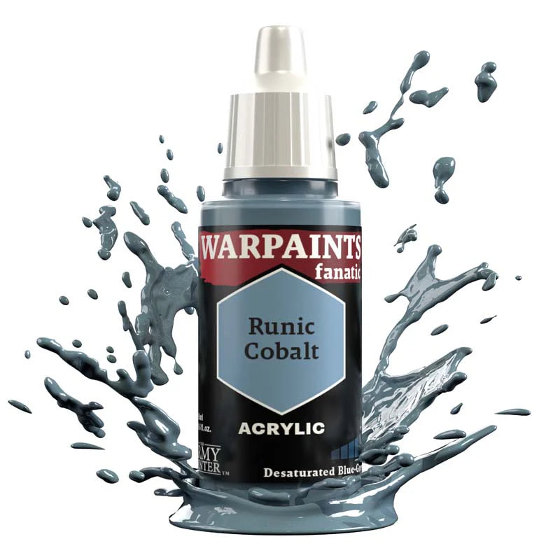 Army Painter Warpaints Fanatic: Runic Cobalt 18ml - Loaded Dice
