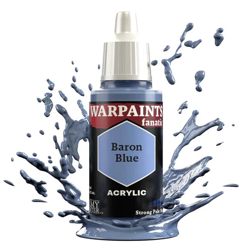 Army Painter Warpaints Fanatic: Baron Blue 18ml - Loaded Dice