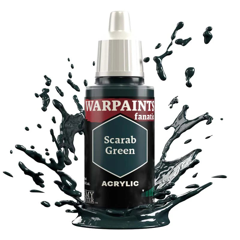 Army Painter Warpaints Fanatic: Scarab Green 18ml - Loaded Dice