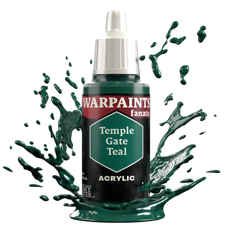 Army Painter Warpaints Fanatic: Temple Gate Teal 18ml - Loaded Dice