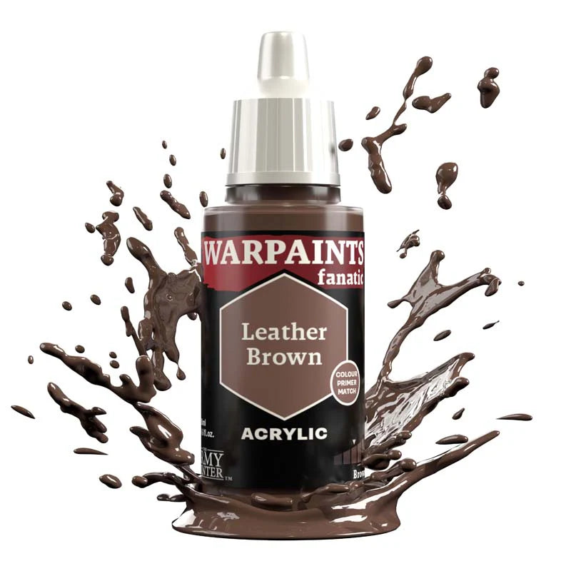 Army Painter Warpaints Fanatic: Leather Brown 18ml - Loaded Dice