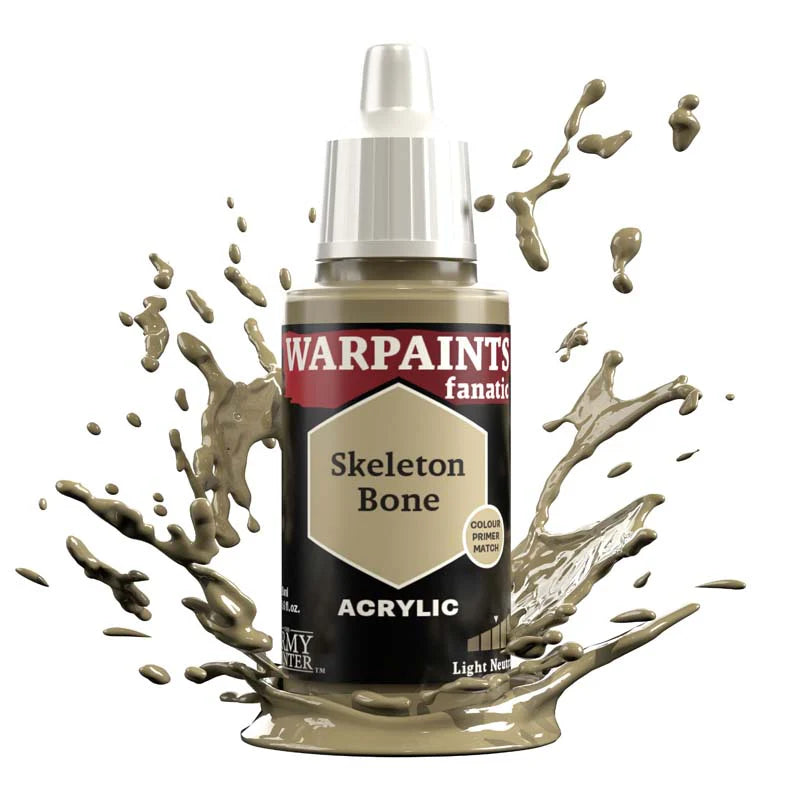 Army Painter Warpaints Fanatic: Skeleton Bone 18ml - Loaded Dice