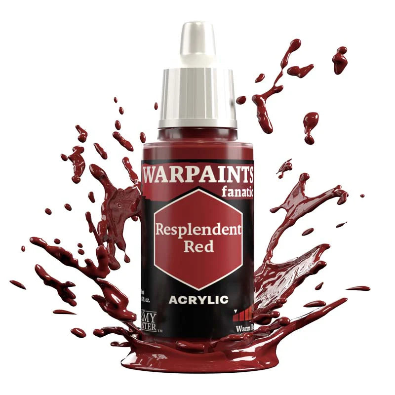 Army Painter Warpaints Fanatic: Resplendent Red 18ml - Loaded Dice