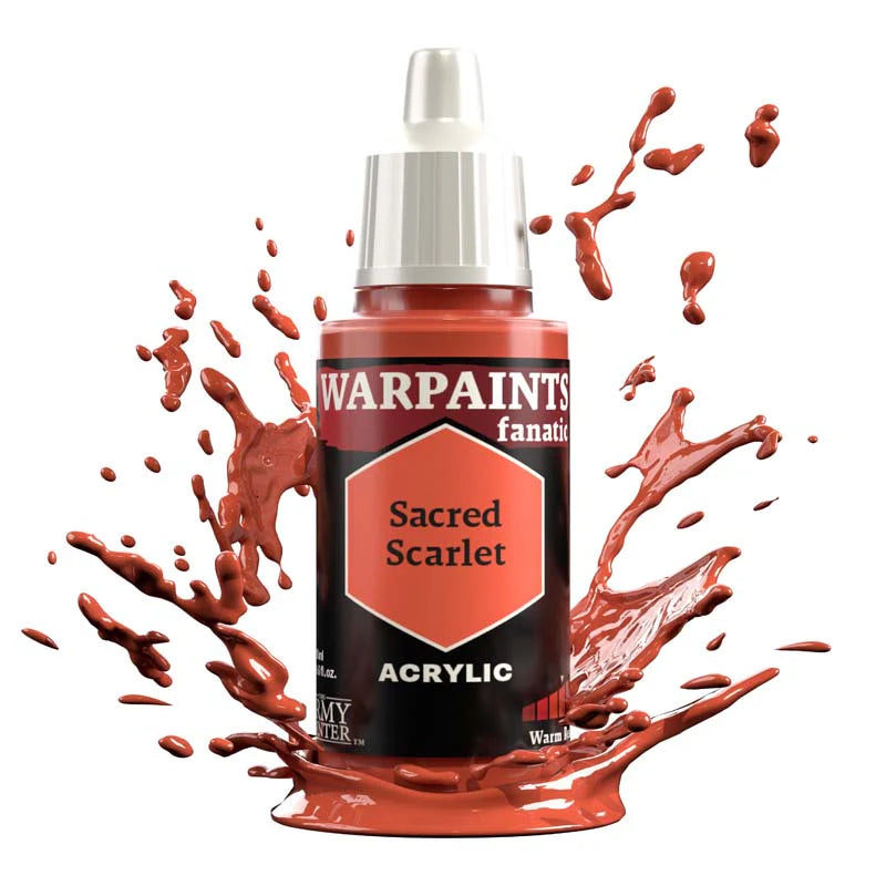 Army Painter Warpaints Fanatic: Sacred Scarlet 18ml - Loaded Dice