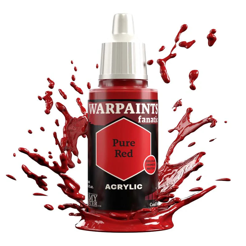 Army Painter Warpaints Fanatic: Pure Red 18ml - Loaded Dice