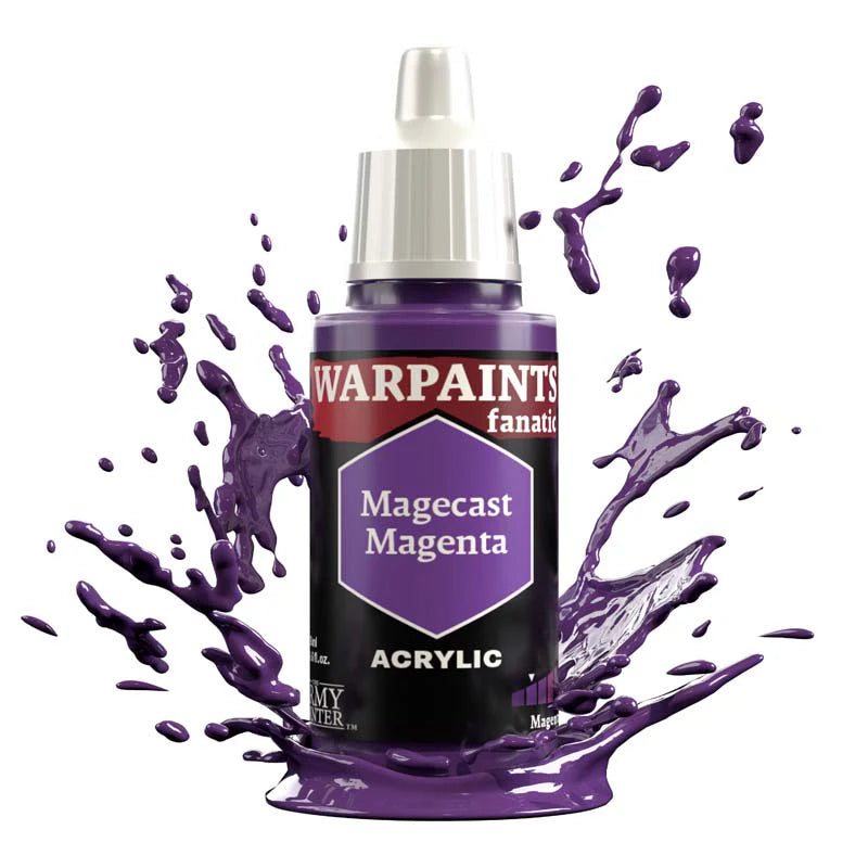 Army Painter Warpaints Fanatic: Magecast Magenta 18ml - Loaded Dice
