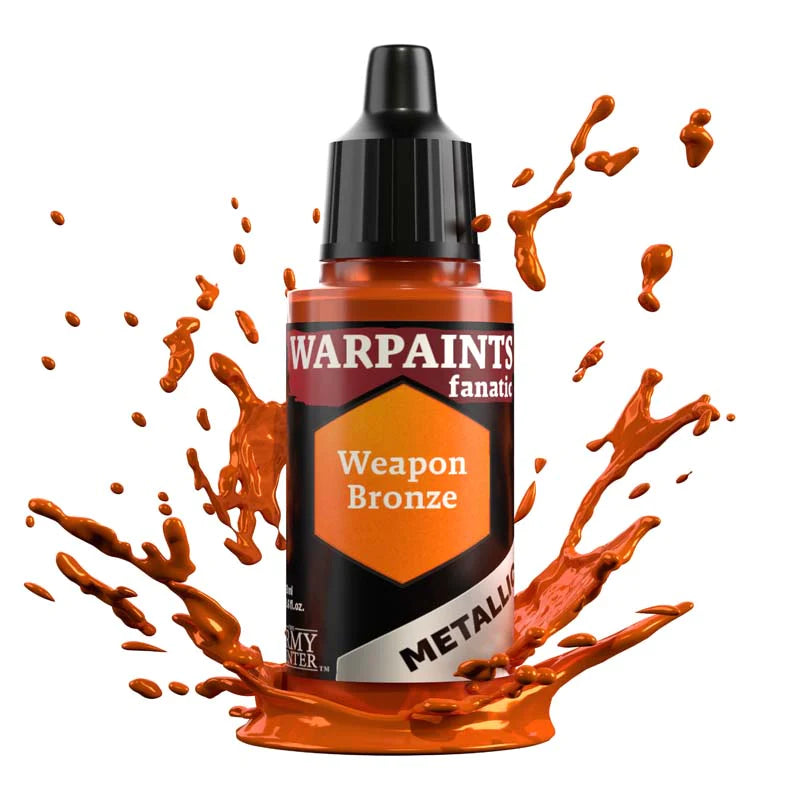 Army Painter Warpaints Fanatic Metallic: Weapon Bronze 18ml - Loaded Dice