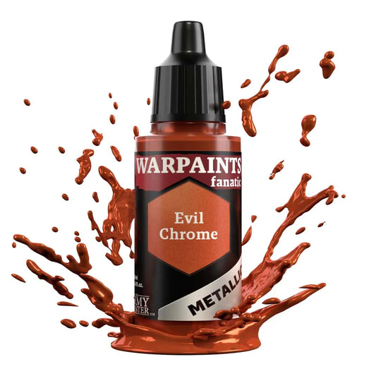 Army Painter Warpaints Fanatic Metallic: Evil Chrome 18ml - Loaded Dice