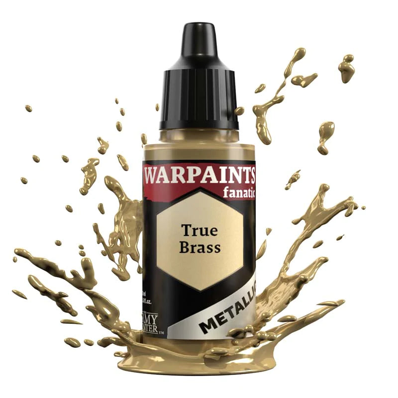 Army Painter Warpaints Fanatic Metallic: True Brass 18ml - Loaded Dice