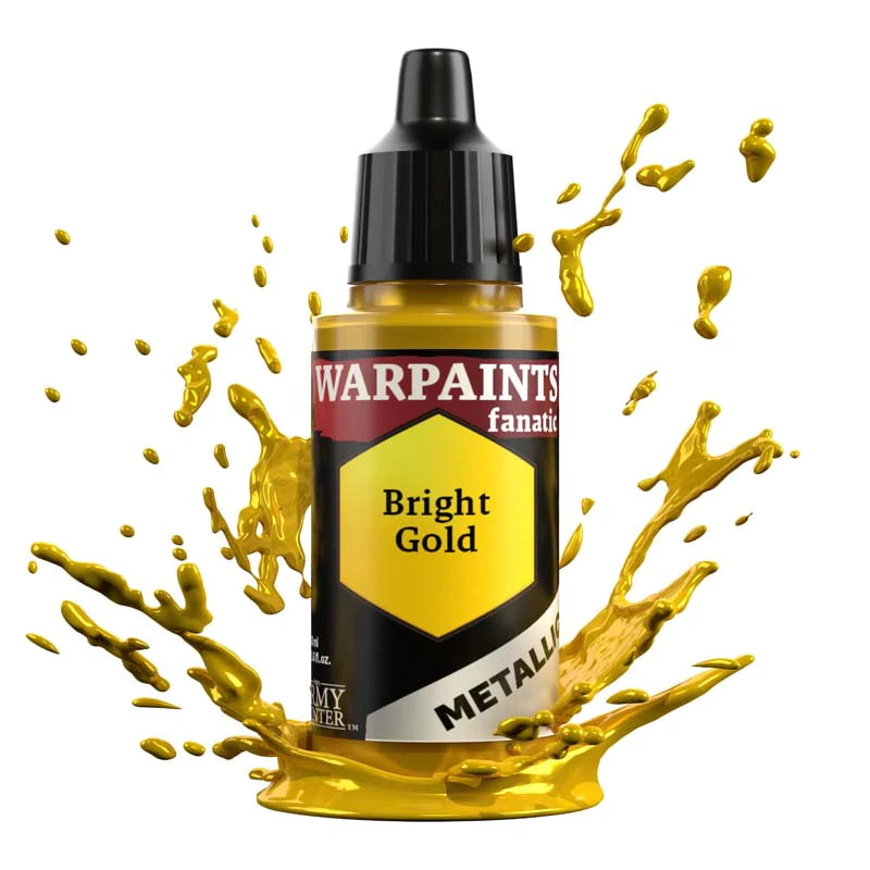 Army Painter Warpaints Fanatic Metallic: Bright Gold 18ml - Loaded Dice