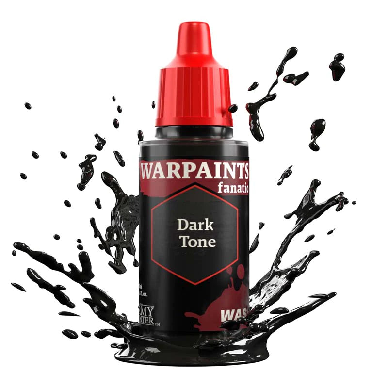 Army Painter Warpaints Fanatic Wash: Dark Tone 18ml - Loaded Dice