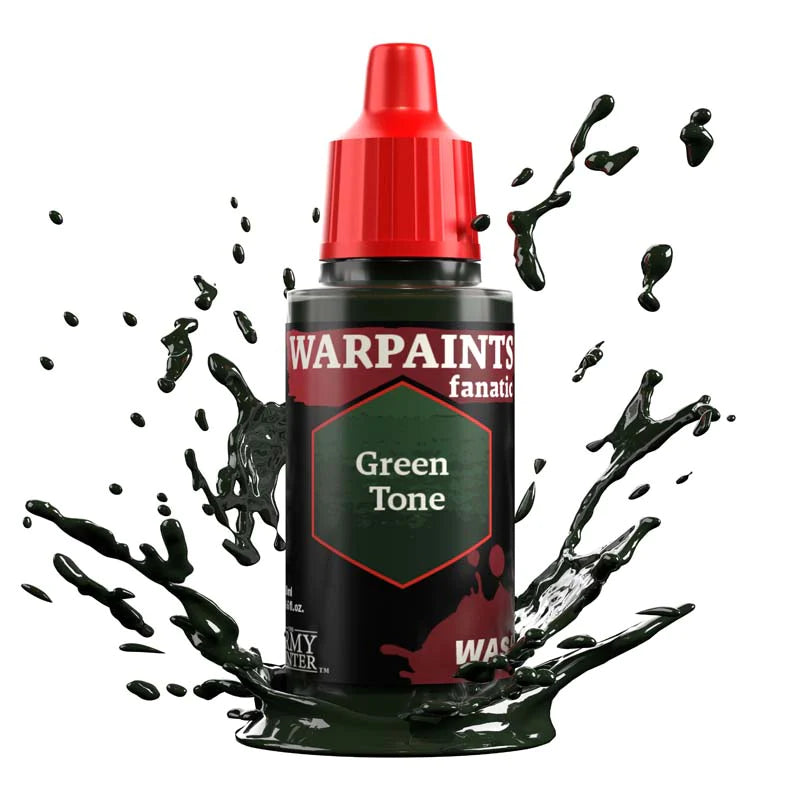 Army Painter Warpaints Fanatic Wash: Green Tone 18ml - Loaded Dice