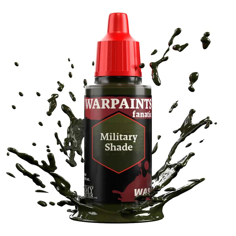 Army Painter Warpaints Fanatic Wash: Military Shade 18ml - Loaded Dice