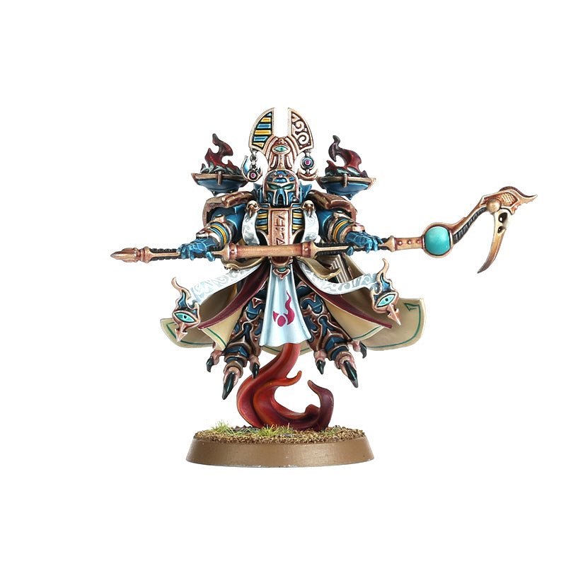 Thousand Sons: Exalted Sorcerers painted miniature - Loaded Dice