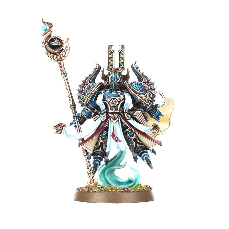 Thousand Sons: Exalted Sorcerers painted miniature - Loaded Dice