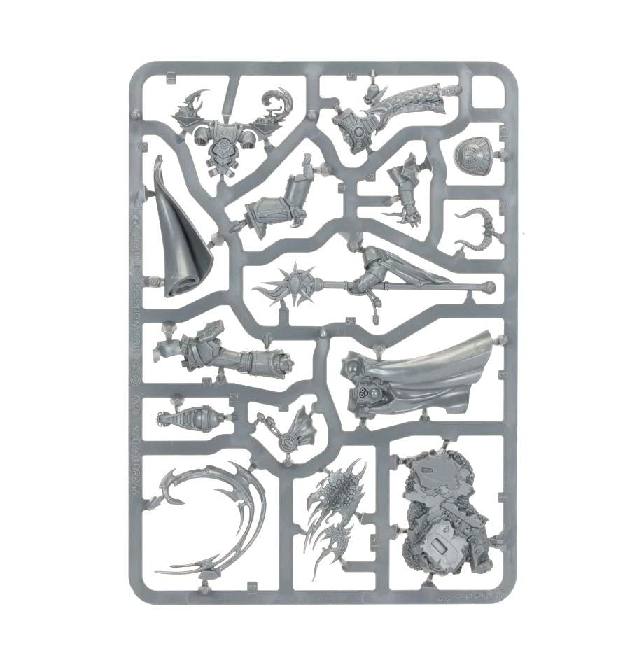 Thousand Sons Infernal Master unpainted plastic sprue, frame 1 of 1