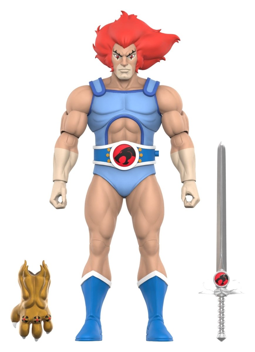 Super7 ThunderCats Deluxe Lion-O action figure with Sword of Omens and claw glove accessory