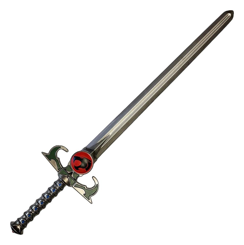 ThunderCats Sword of Omens 1:1 LARP prop replica with the red ThunderCats emblem in the hilt
