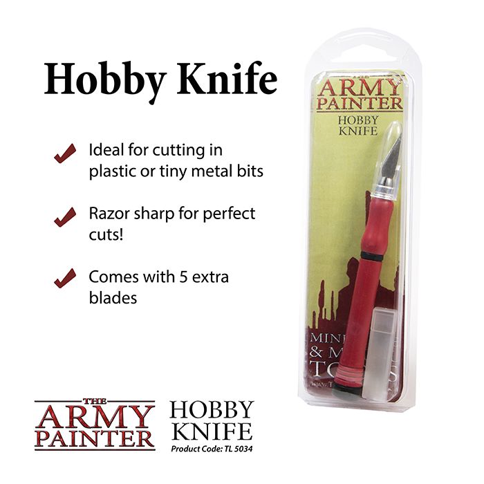 Army Painter Hobby Knife - Loaded Dice Barry Vale of Glamorgan CF64 3HD