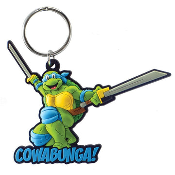 TMNT Soft Touch PVC Bag Clip - Leonardo