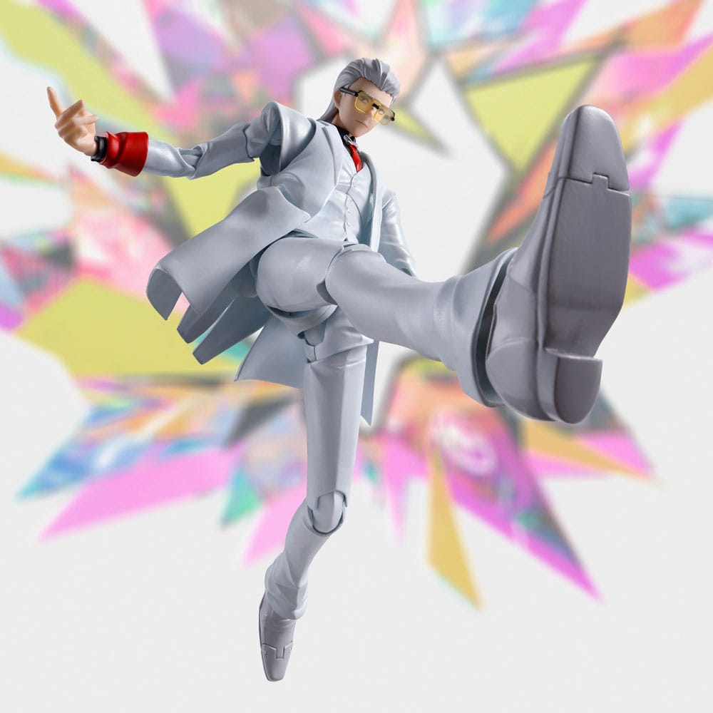 X S.H.Figuarts figure kicking towards the camera, shoe sole in close-up