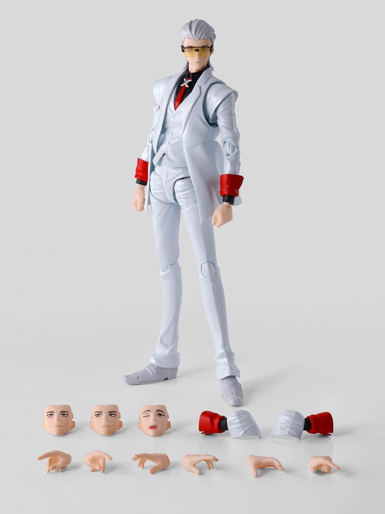 X S.H.Figuarts contents: figure with three faces, cuffed wrists and hand parts