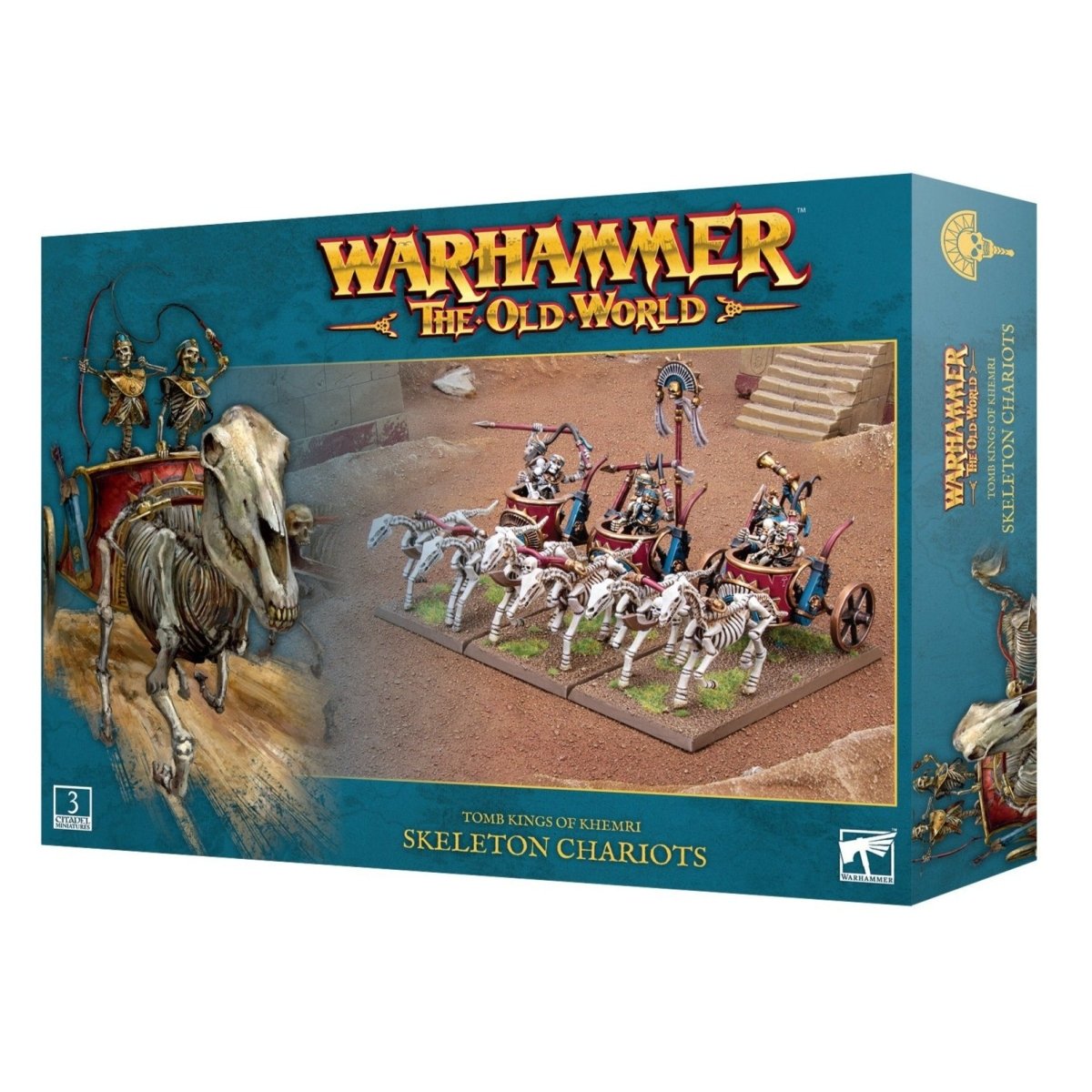 Games Workshop Warhammer: The Old World Tomb Kings of Khemri Skeleton Chariots box