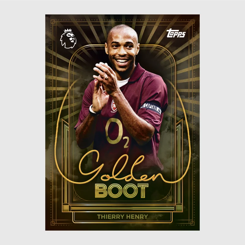 Topps Premier League 2026/27 Golden Boot card example – Thierry Henry