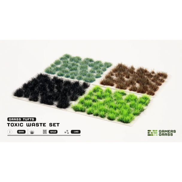 Gamers Grass Toxic Waste Tuft Set - Loaded Dice