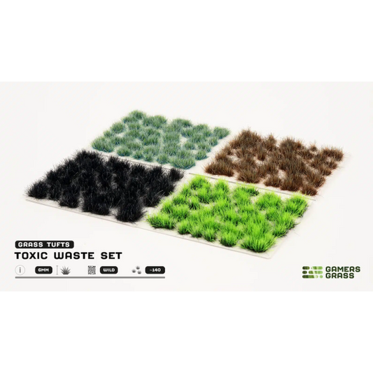 Gamers Grass Toxic Waste Tuft Set - Loaded Dice