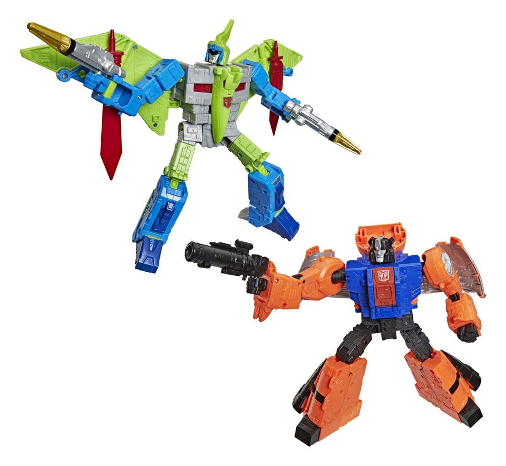 Transformers Age of the Primes G2 Dinobot Swoop and Sludge Leader Class figures in robot mode