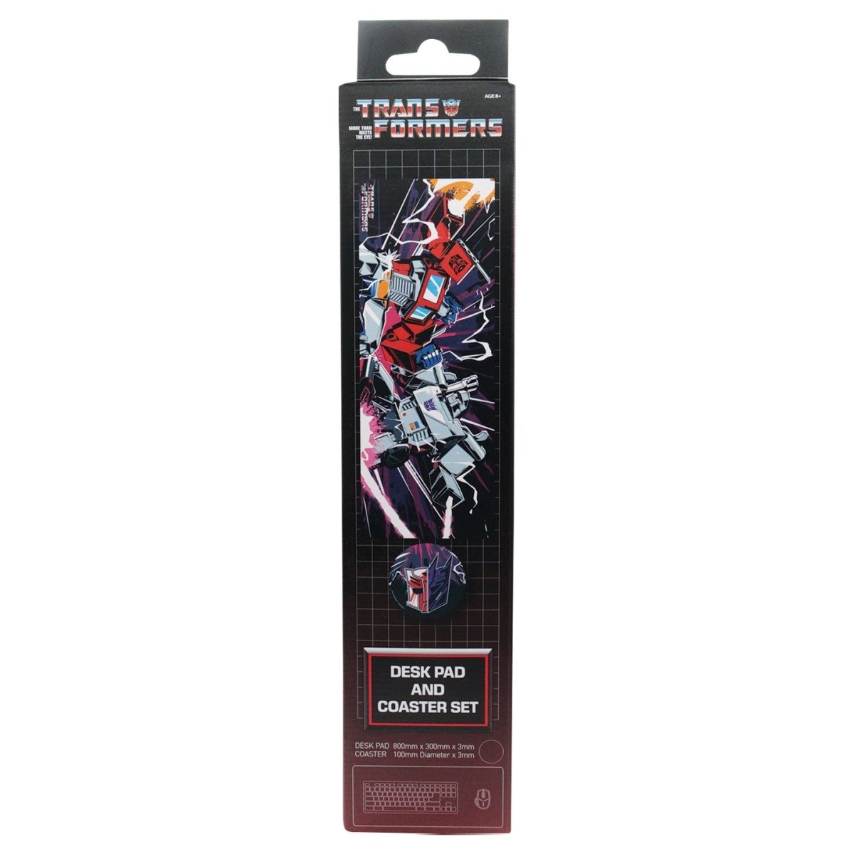 Transformers Desk Pad & Coaster Set - Loaded Dice