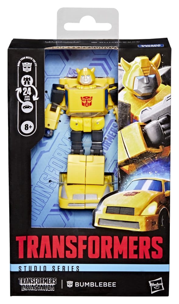 Front of the Transformers Studio Series Transformers: Devastation Bumblebee box