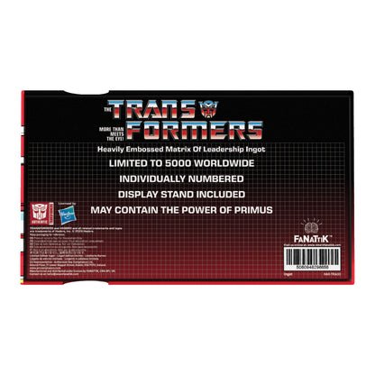 Transformers Matrix of Leadership Replica - Loaded Dice