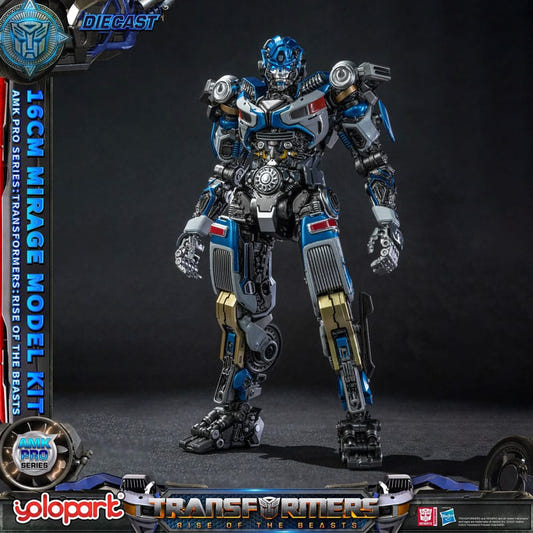 Yolopark AMK Pro Series Mirage model kit from Transformers: Rise of the Beasts, built, front view