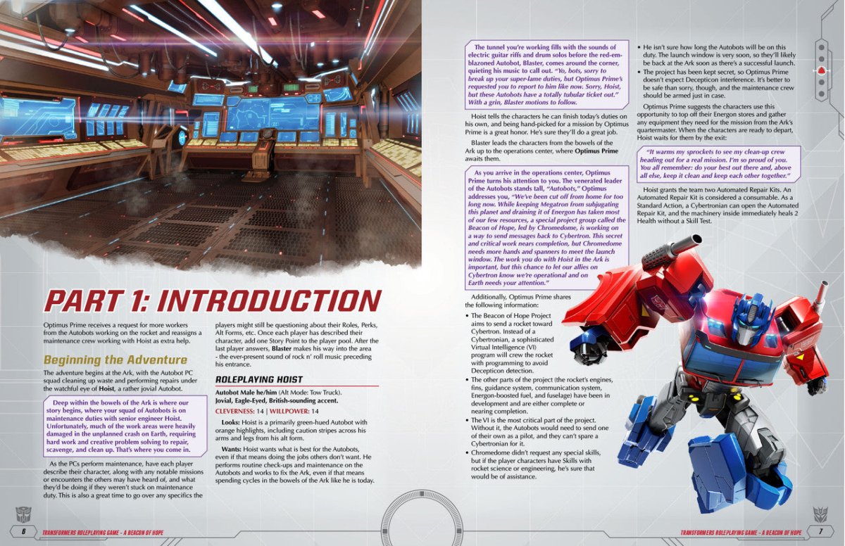 Transformers RPG: A Beacon of Hope Adventure & GM Screen - Loaded Dice