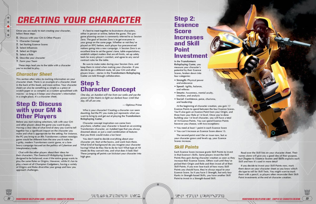 Transformers RPG Core Rulebook - Loaded Dice